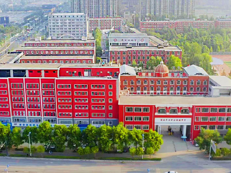 佳县校园鸟瞰图